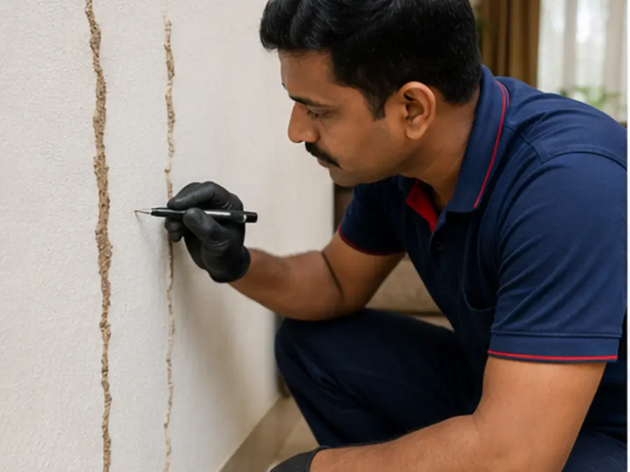 Inspection of termite pathways